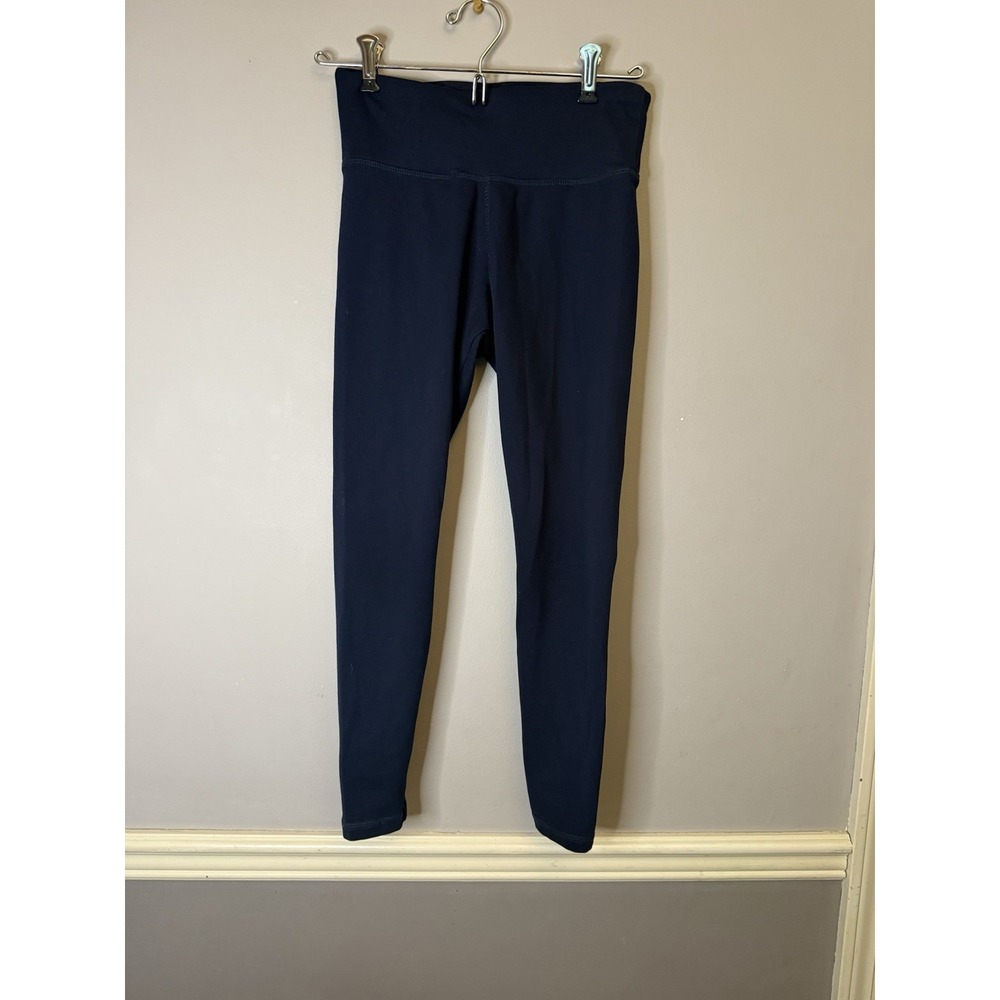 Jockey High Rise Ankle Performance Leggings‎ Women's Small Navy Blue NEW